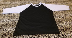 3 Packs Men’s 3/4 Sleeve Crew Neck Raglan Jersey Baseball Tee Shirts Size XL