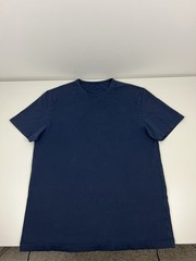 Mr. P Navy Blue T Shirt Mens Size L Large Style Mr. Porter MPJ001 Pullover EUC