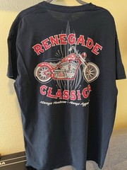 Motorcycle Renegade Classics Graphic Men’s T-shirt Size XL on Gildan Label