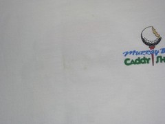 Vintage Caddyshack Shirt Mens Large L White Be The Ball Golf 90s Murray Bros