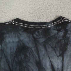 Origami Angel Shirt Mens 2XL Black Colortone Tie Dye Graphic Midwest Emo Band