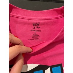 WWE Authentic Wear You Wish You Could Pull This Off Pink T Shirt Large