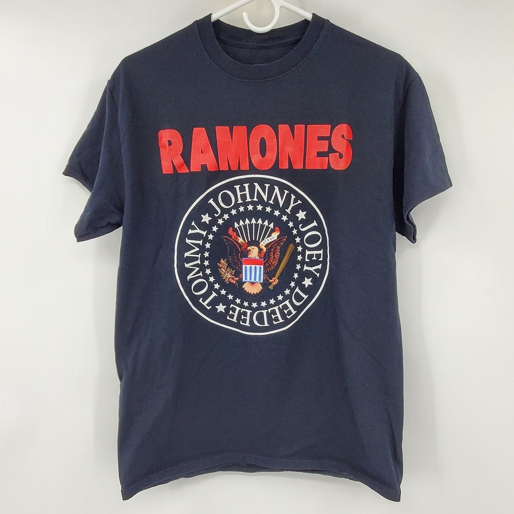 Ramones Presidential Seal Band T-Shirt Mens Medium Black Red Graphic Tee 2020
