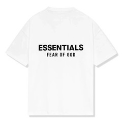 Fear of God Essentials Tee Bright White Men’s M Loose Oversized T-Shirt NWT SS25