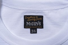 THE REAL McCOY’S MILITARY TEE 501st. MC26033 COTTON T-SHIRTS White Japan NEW