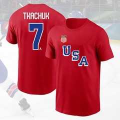 HOT ITEM! Brady Tkachuk #7 Team USA Hockey 2026 Name & Number Gift For Fans