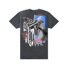 Paper Planes Collage Short Sleeve T-Shirt Washed Black