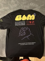 Adidas Creator Tee Mens Large “Black Lives Matter” BLM t-shirt – Aeroready