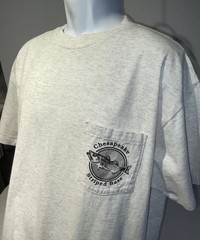 Vintage 1990 Chesapeake Fishing T Shirt Mens XL 48 Chest Bass Single Stitch USA
