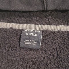 Y2K Zoo York Two Tone Black/Grey Skater Full Zip Hoodie XL(Missing Hood String)