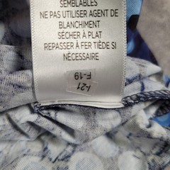 Robert Graham Shirt Mens XS Blue Spotted Skulls Classic Fit Graphic Tee Designer