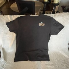 Costa Del Mar Men’s T-Shirt Size Large Gray See What’s Out There 1983 Blue