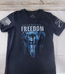 Grunt Style Guardians of Freedom T-shirt Battlefield Cross Large (Or Med) Black
