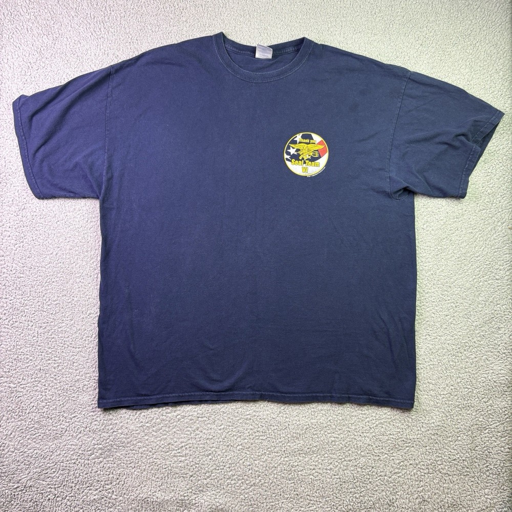 VTG Navy Seal Team 6 T Shirt Mens 2XL Osama Bin Laden Mission Accomplished
