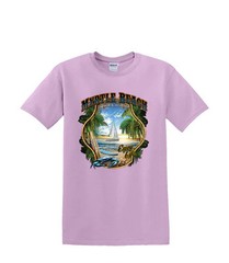 T-Shirt S to 2XL 3XL -SURF myrtle beach SAILBOAT beach boards resort waves fun