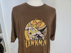Vintage Hawkman DC Comics Originals T-Shirt Tee Brown 2XL XXL guc