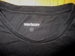 VERIZON TIC TAC TOE T SHIRT Check Mark Wireless Cell Phone Company LT LARGE-TALL
