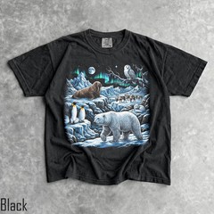 Arctic Wildlife Men Womens Comfort Tee