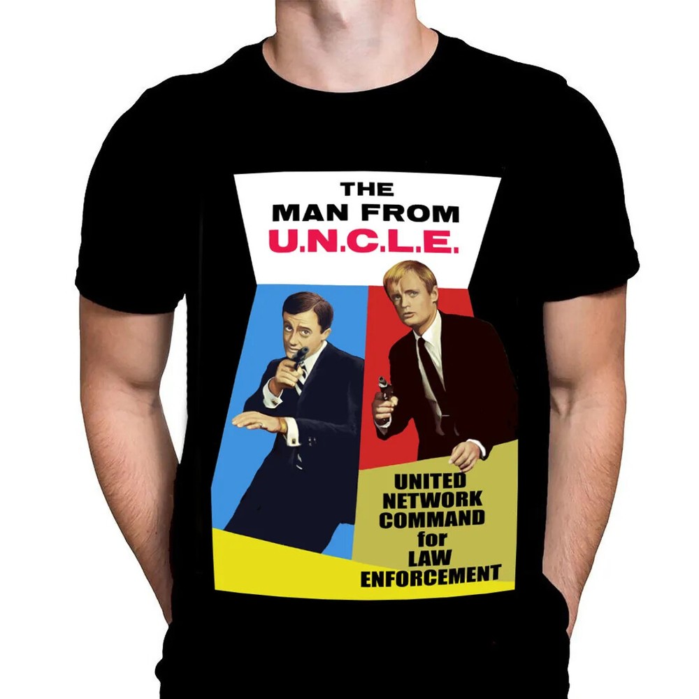 THE MAN FROM UNCLE- CLASSIC TV T-SHIRT / CLASSIC 60’S TV SHOW