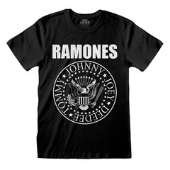 Ramones Presidential Seal T Shirt Official Punk Album Art Mens Black Classic Tee