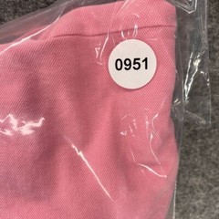 Chaps T-Shirt Men M Pink Short Sleeve Stretch Logo Polo Hi-Low Collared Cotton