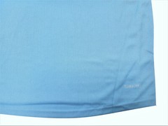 adidas Game Built Short Sleeve Quarter-Zip Mens Multi-Sport Light Blue/White XL