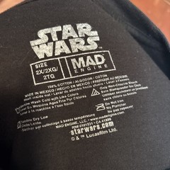 Mad Engine Star Wars Stormtroopers Black Graphic Shirt Size 2XL Mens