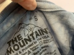 Nurse Job TieDye Blue The Mountain Shirt Adult S A Couple Spots See Pics