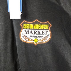 Market Studios Smiley Burnt Rubber Graphic Tee Men’s XL Pirate Black Pullover