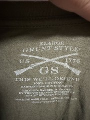 Grunt Style Green Men’s “Say Hello To My Little Friend” Graphic Tee Size L