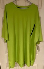 New Sports Illustrated Knock Out Tee Soft Touch Front Zipper Loose Fit 4XLT