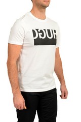 Hugo Boss Men’s “Doguh” White Logo Print Short Sleeve T-Shirt US 2XL IT 56