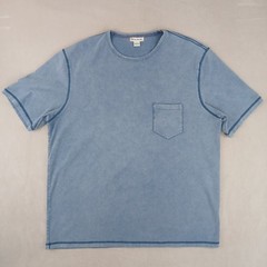 32 Bar Blues Large Mens T Shirt Pocket Stretch Boxy 23×28