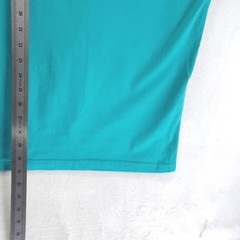 Nike T-Shirt Mens XL Teal Black Abstract Colorblock Embroidered Logo Crew Neck