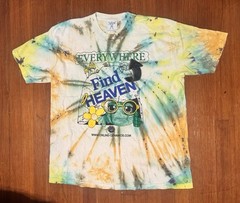 Online Ceramics Tie Dye Find Heaven Everywhere Frog T Shirt XXL OOP Authentic