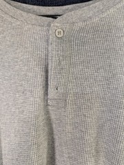 mens thermal waffle long sleeve tee shirts