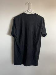 Vintage Gene Krupa Shirt Mens L Black 90s Single Stitch Jazz Drummer Music FOTL