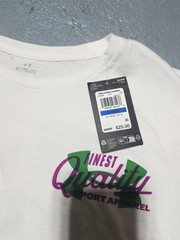 Under Armour Men’s Extra Large XL Vintage Type T-Shirt White Loose NWT