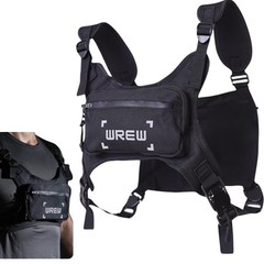Water Resistant Running Chest Pack for Men-Running Holder with Extra Storage-…