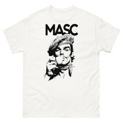 MASC T-Shirt | Tom of Finland Style Art Gay Leather Daddy Parody Tee