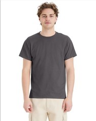 Hanes 5170 5XL EcoSmart Crewneck Short Sleeve Tee Pit to Pit 31″ Smoke Gray