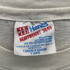 Vintage Hanes T-Shirt XL Buckle Up Luck Park County Colorado Safety Wildlife 90s