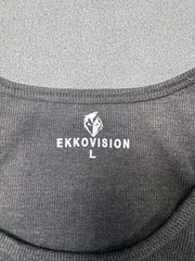 EKKOVISION Lot of 3, Men’s Ribbed Tank Top Beaters – 1 Black, 2 Gray, Size L