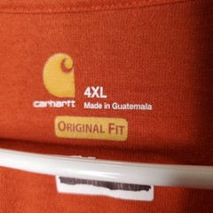 Lot of 6 Carhartt Assorted T-Shirts Mens Size 4XL Workwear Logo Tee Bundle Mixed