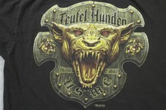 7.62 Design Shirt Mens 2XL Black Teufel Hunden USMC Always Faithful Graphic Tee