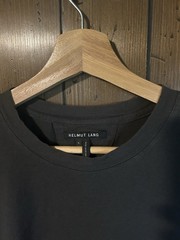 Helmut Lang Slash Sleeve Cut Out Shirt Large Dark Green Cotton Re Edition 2010s