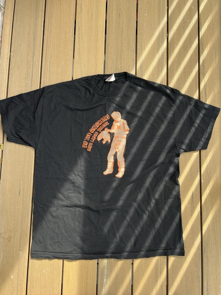 Napoleon Dynamite Shirt 2005 Vintage XXL Chicken Talons Movie Promo Mighty Fine