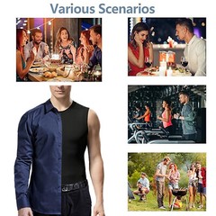 Mens Compression Sport Vest Tight Tank Base Layer Sleeveless T-Shirt Singlet Top