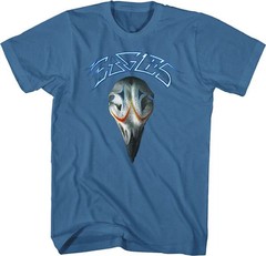 New The Eagles Greatest Hits Album Distressed Blue Shirt (SML-4XL) badhabitmerch