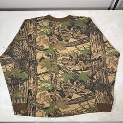 Vintage Realtree Shirt Mens Large Brown Camo Long Sleeve Pocket Hunting Tee